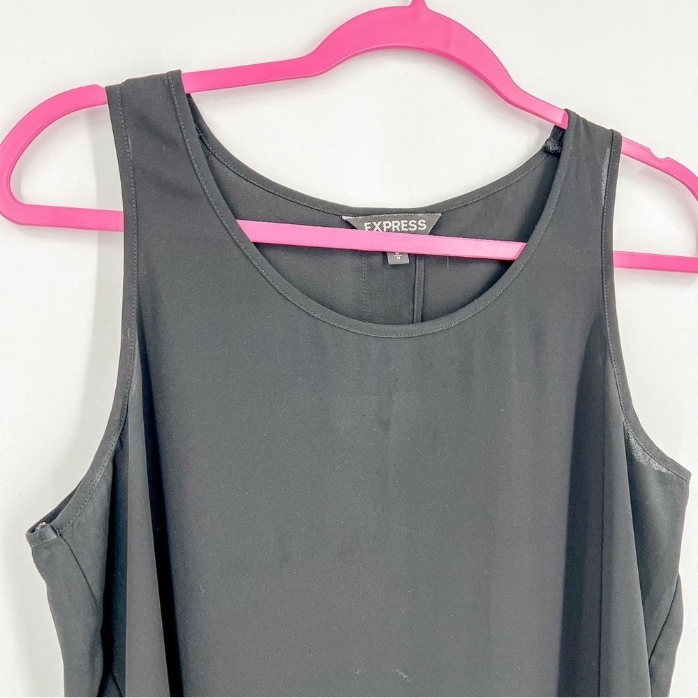 Black Express Split Back Tank Top - image 3